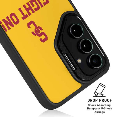 University of Southern California USC Fight On Gold Galaxy S24 FE Kickstand Case